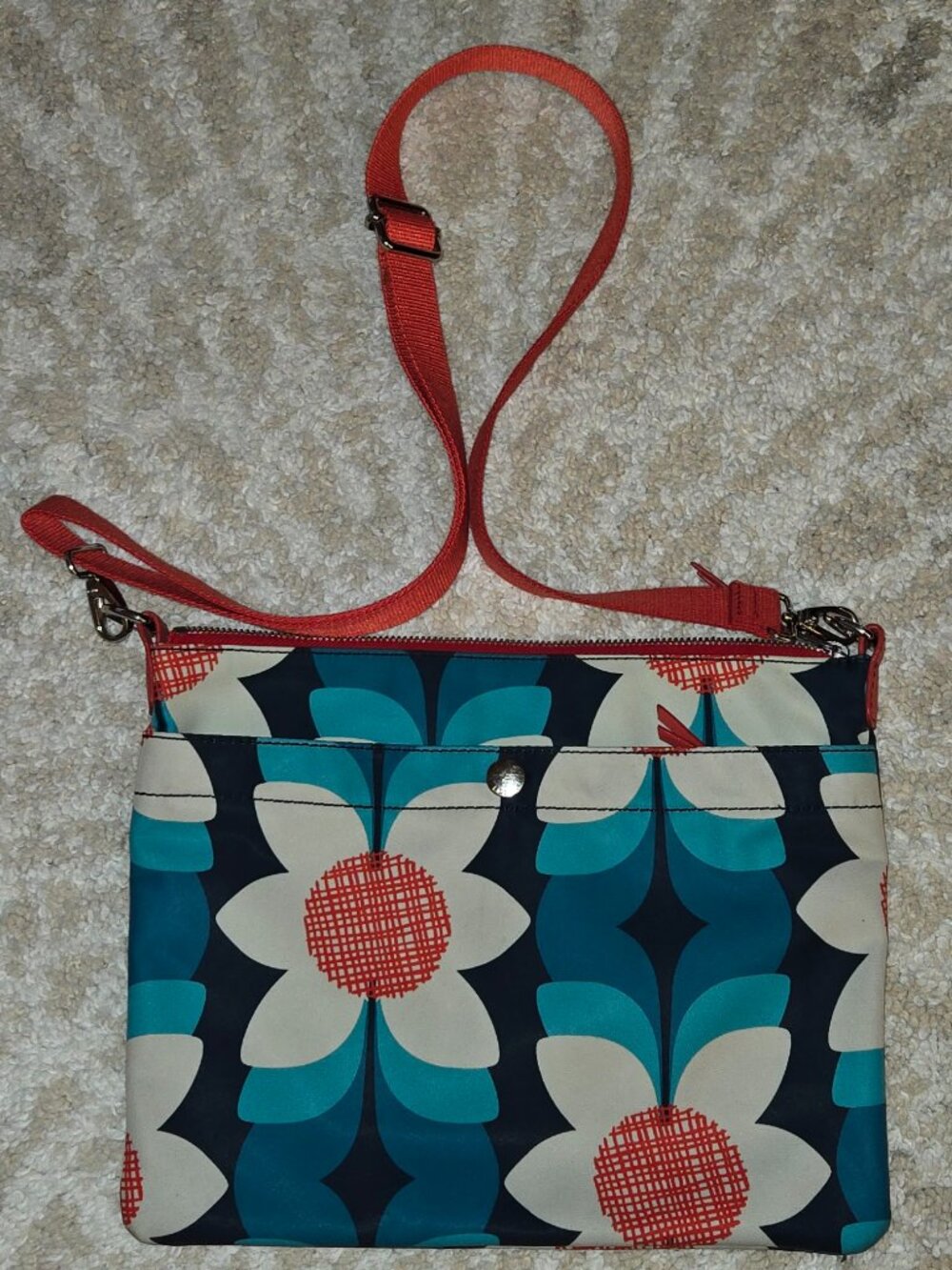 Fossil Nylon Key-Per Crossbody Bag